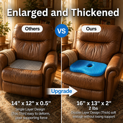 MediGel cushion size comparison