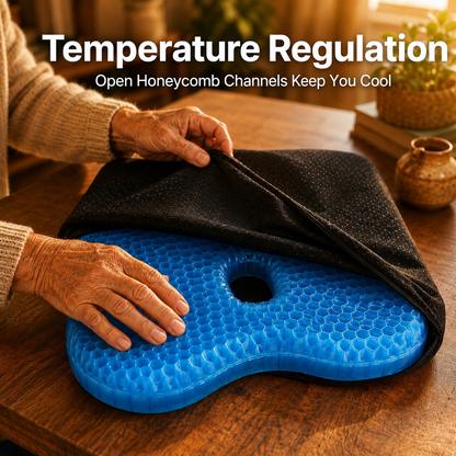 Washable cover removed from MediGel cushion