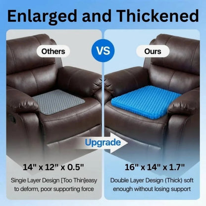 Gel seat cushion