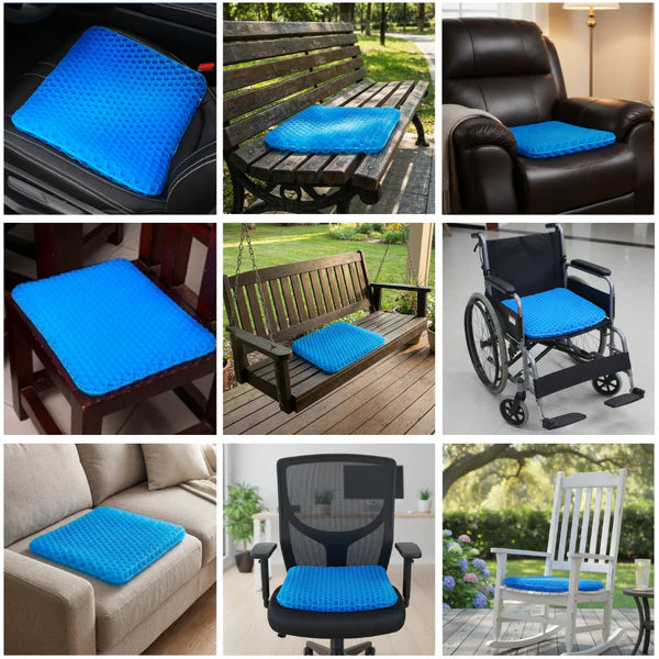 Gel seat cushion